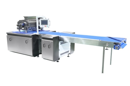 Wire-cut and depositor cookie biscuit production line